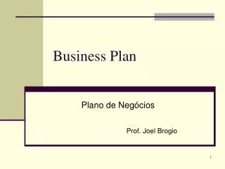 business plan
