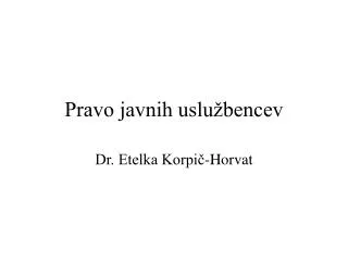 pravo javnih uslu bencev