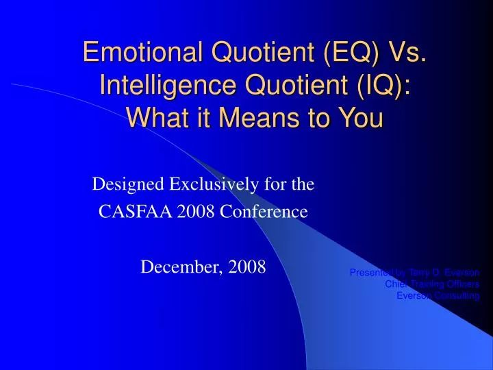 emotional quotient eq vs intelligence quotient iq what it means to you