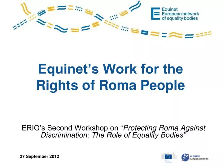 equinet s work for the rights of roma people
