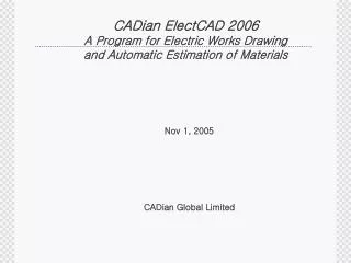 CADian Global Limited