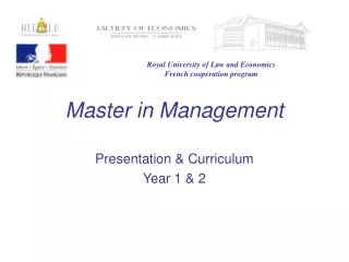 Master in Management