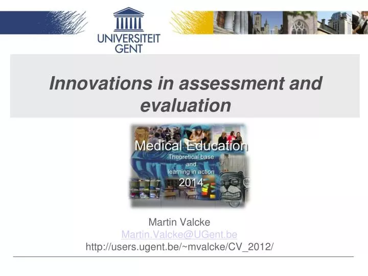 innovations in assessment and evaluation