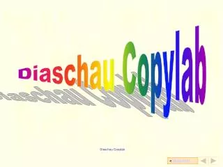 Diaschau Copylab