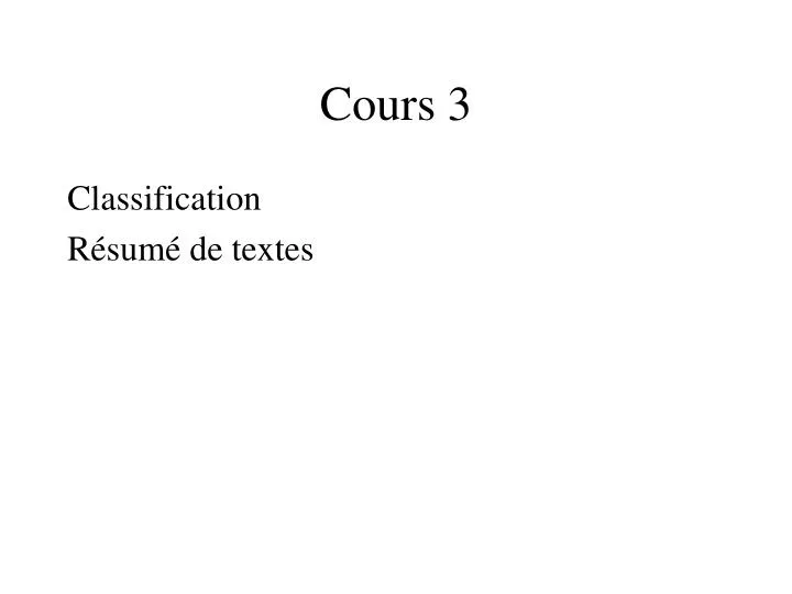 cours 3