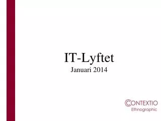IT-Lyftet Januari 2014