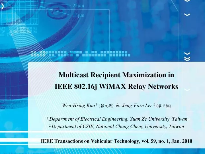 multicast recipient maximization in ieee 802 16j wimax relay networks