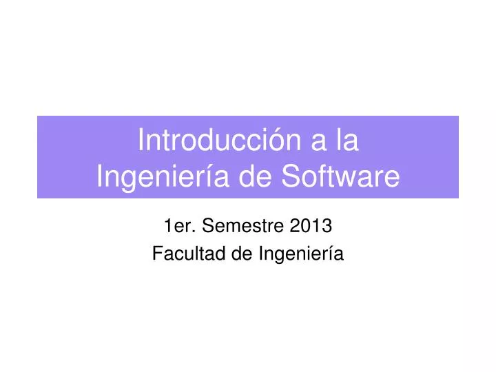 introducci n a la ingenier a de software