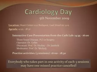 Cardiology Day