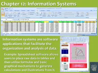 Chapter 12: Information Systems