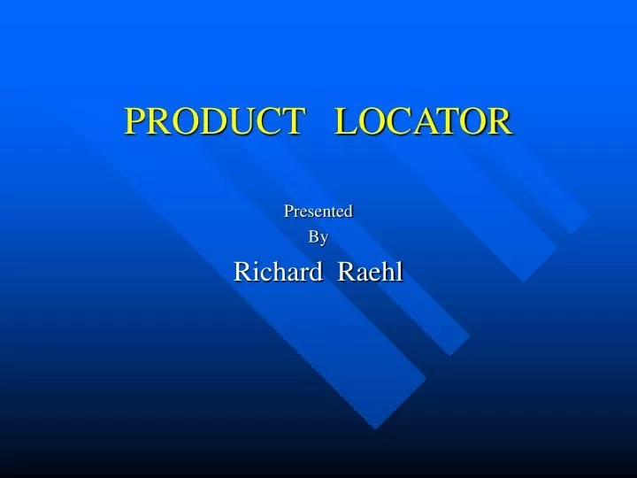 product locator