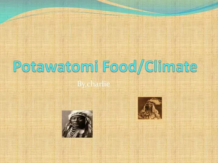 potawatomi food climate