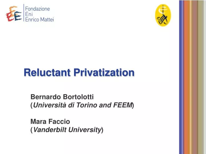 reluctant privatization