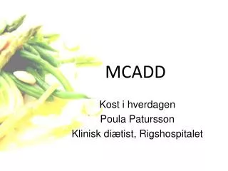 mcadd