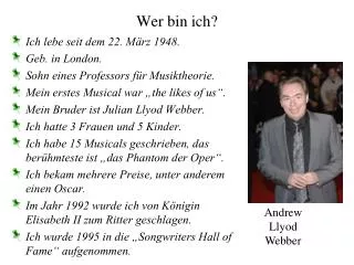 wer bin ich