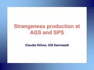 Strangeness production at AGS and SPS