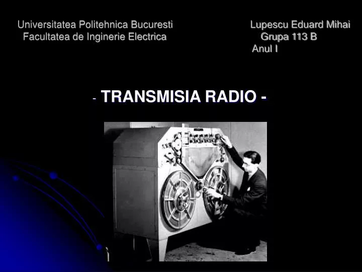 transmisia radio
