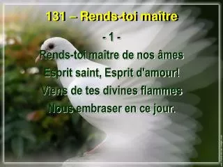 131 rends toi ma tre