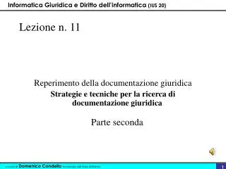 lezione n 11