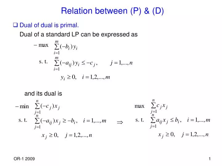 relation between p d