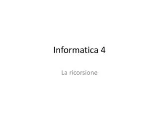 informatica 4