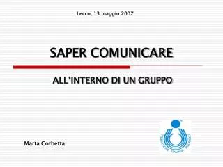 saper comunicare