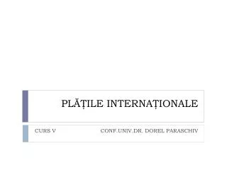pl ile interna ionale