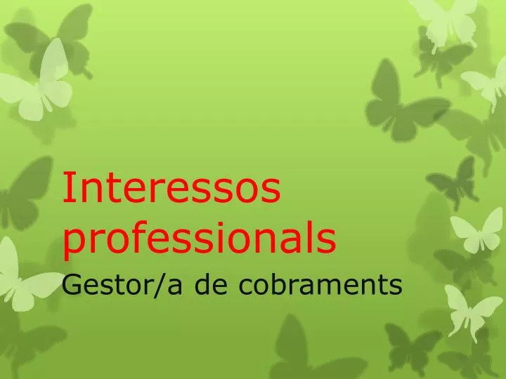 interessos professionals