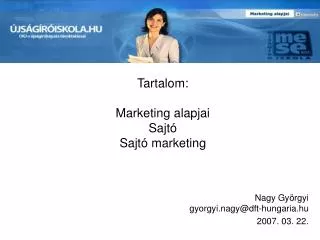 tartalom marketing alapjai sajt sajt marketing