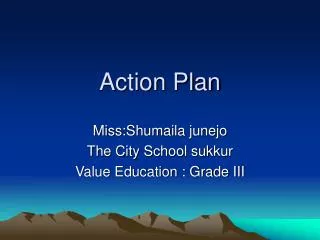 Action Plan