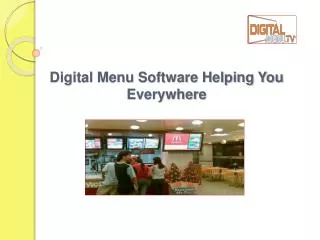 digital menu software helping you everywhere