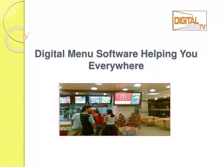 digital menu software helping you everywhere