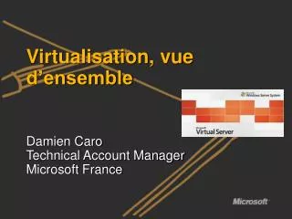 virtualisation vue d ensemble