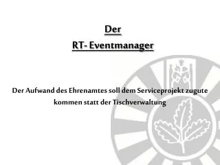 der rt eventmanager