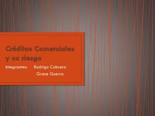 cr ditos comerciales y su riesgo