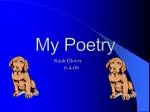 My Poetry - slide 1