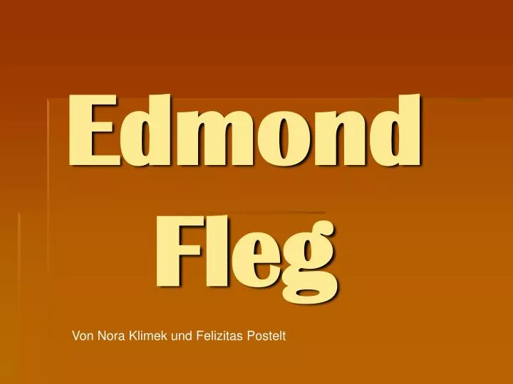 edmond fleg