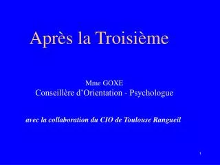 apr s la troisi me