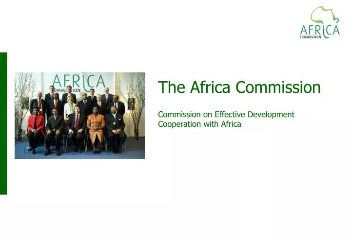 the africa commission commission on effective development cooperation with africa