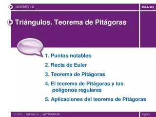 tri ngulos teorema de pit goras