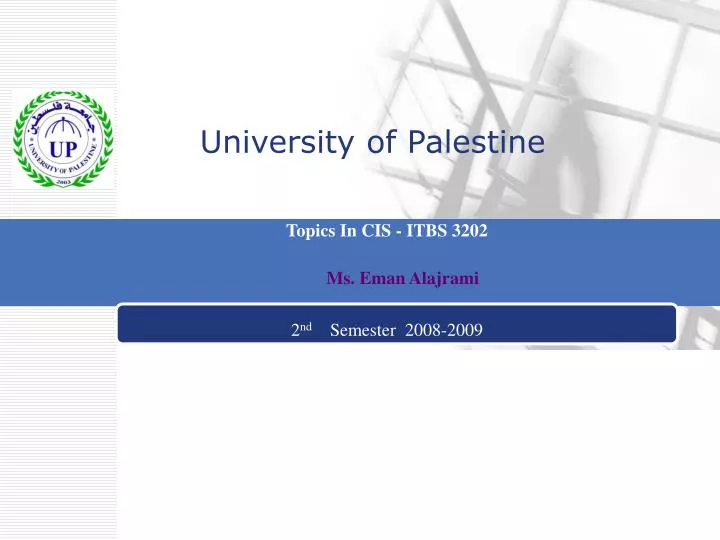 university of palestine