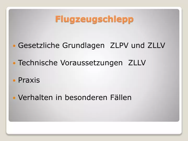 flugzeugschlepp