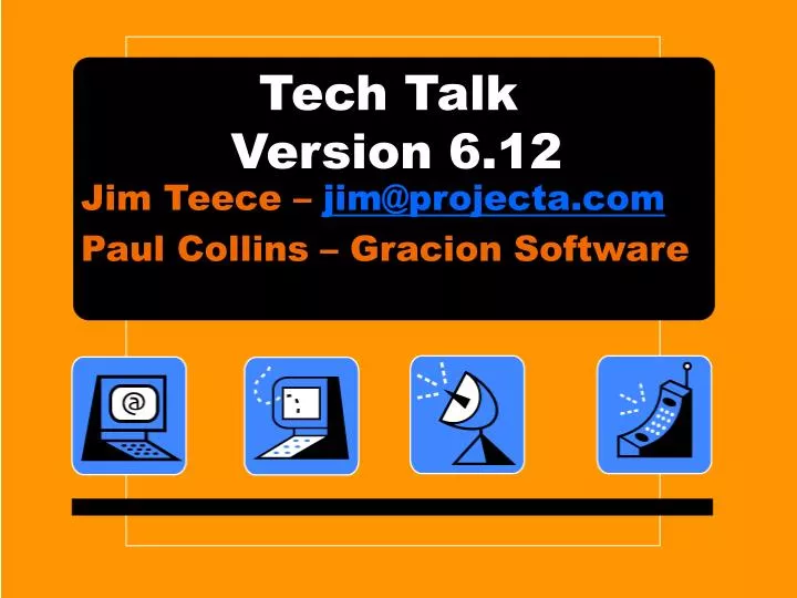 tech talk version 6 12