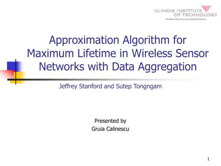 approximation algorithm for maximum lifetime in wireless sensor networks with data aggregation