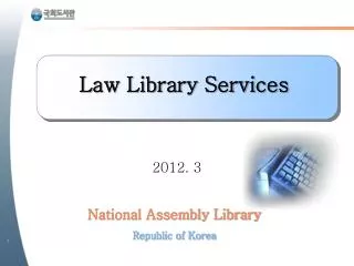 National Assembly Library Republic of Korea
