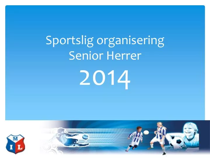 sportslig organisering senior herrer