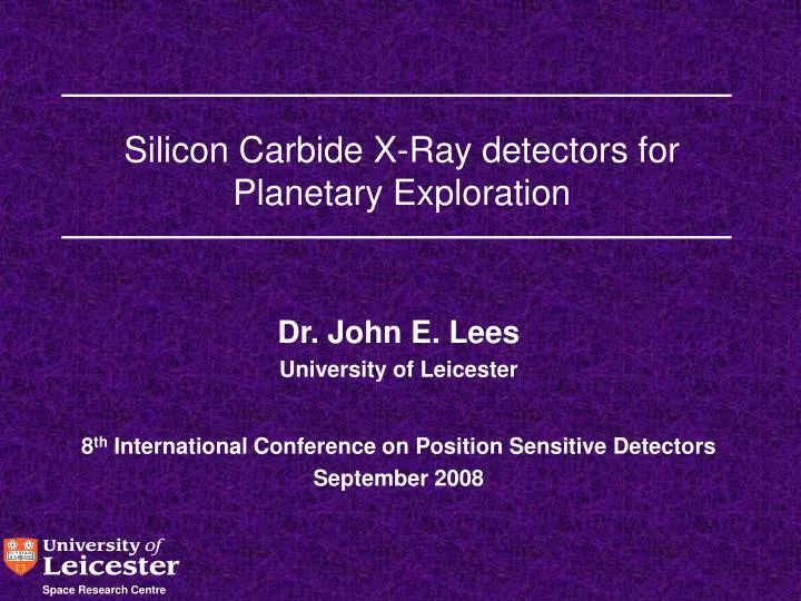 silicon carbide x ray detectors for planetary exploration