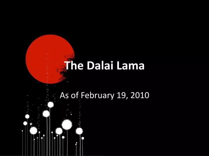 the dalai lama
