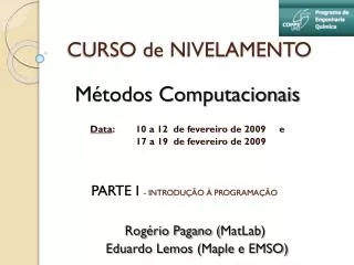 curso de nivelamento