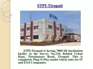 STPI-Tirupati